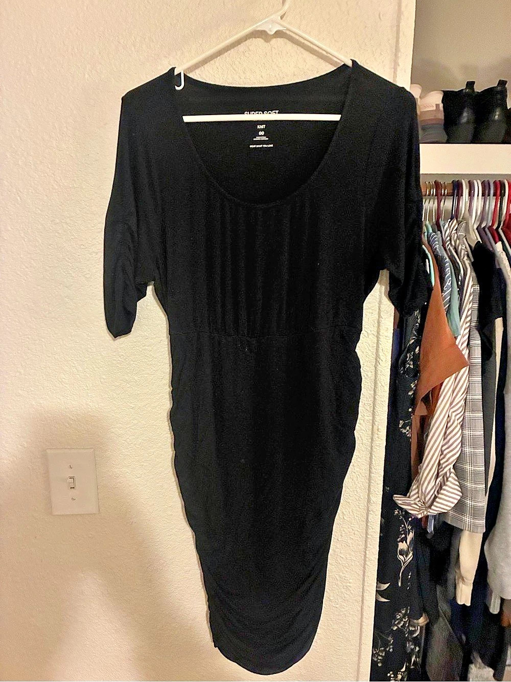 Women's Black Midi Dress